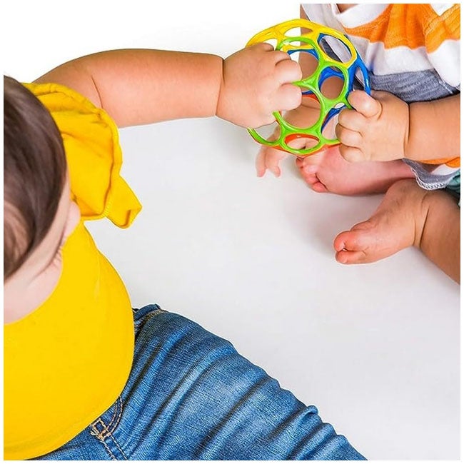 BRIGHT STARTS OBALL EASY GRASP CLASSIC COLOR FULL  BALL