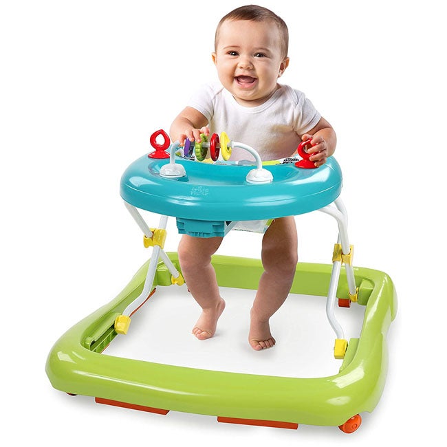 BRIGHT STARTS GIGGLING SAFARI FOLDABLE WALKER
