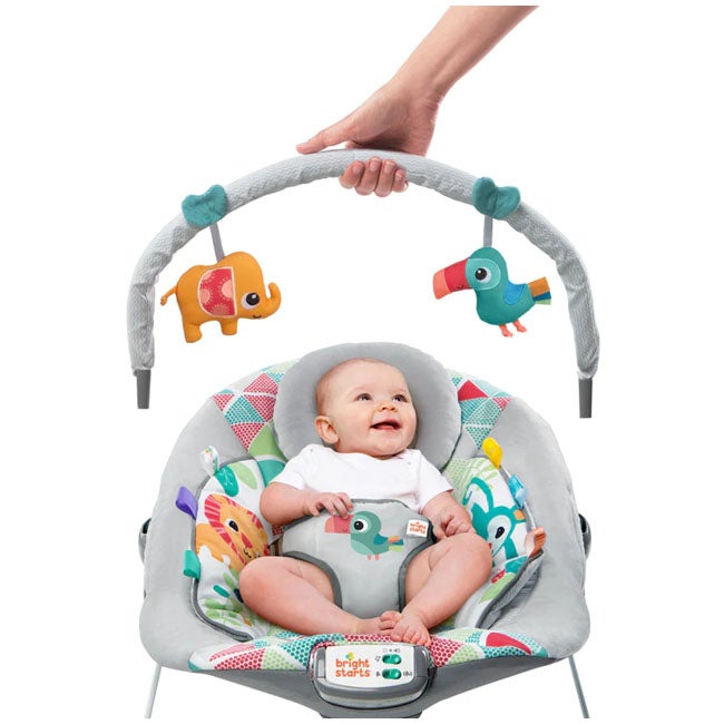 BRIGHT STARTS HAPPY SAFARI BABY BOUNCER
