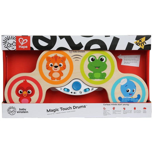 BABY EINSTEIN MAGIC TOUCH DRUM WOODEN MUSICAL TOY
