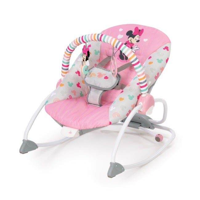 BRIGHT STARTS MINNIE MOUSE INFANT TO TODDLER ROCKER