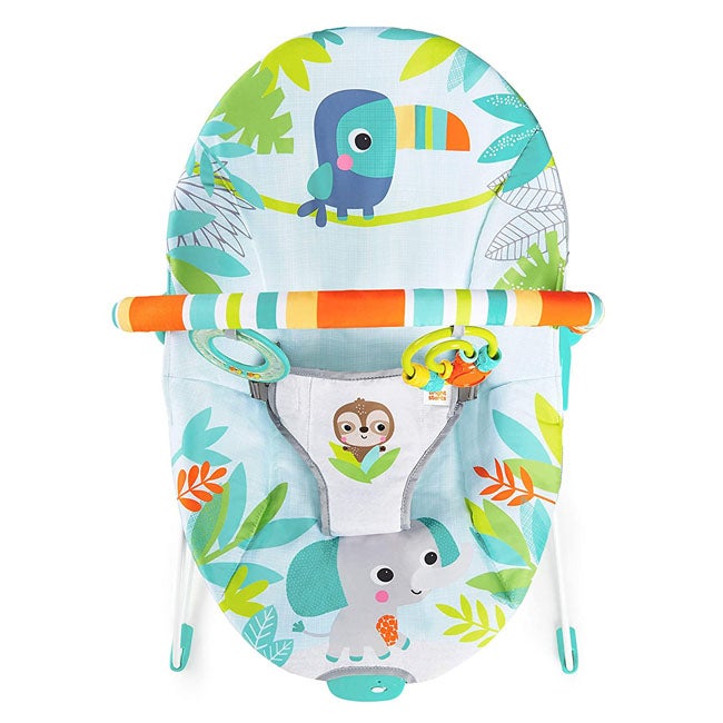 BRIGHT STARTS RAINFOREST VIBES BABY BOUNCER