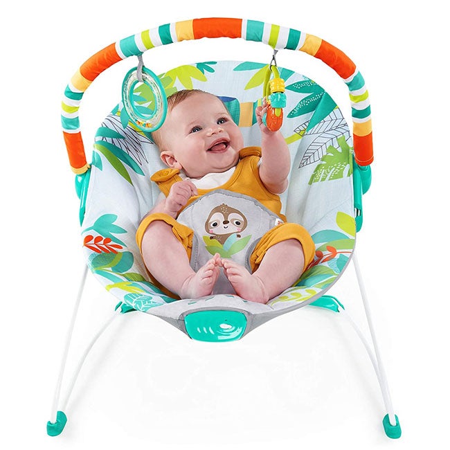 BRIGHT STARTS RAINFOREST VIBES BABY BOUNCER