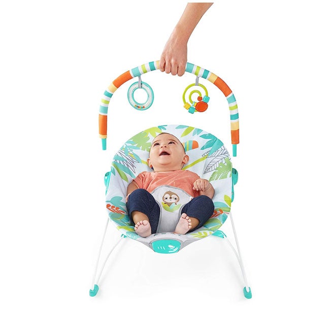 BRIGHT STARTS RAINFOREST VIBES BABY BOUNCER