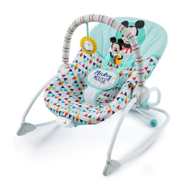BRIGHT STARTS MICKEY MOUSE INFANT TO TODDLER ROCKER