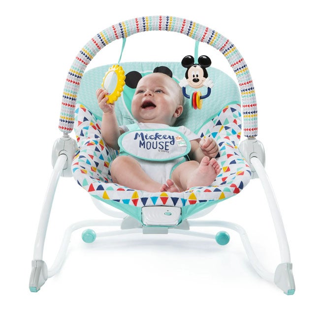 BRIGHT STARTS MICKEY MOUSE INFANT TO TODDLER ROCKER