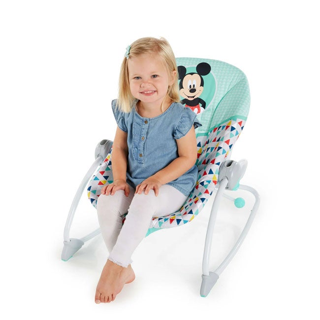 BRIGHT STARTS MICKEY MOUSE INFANT TO TODDLER ROCKER