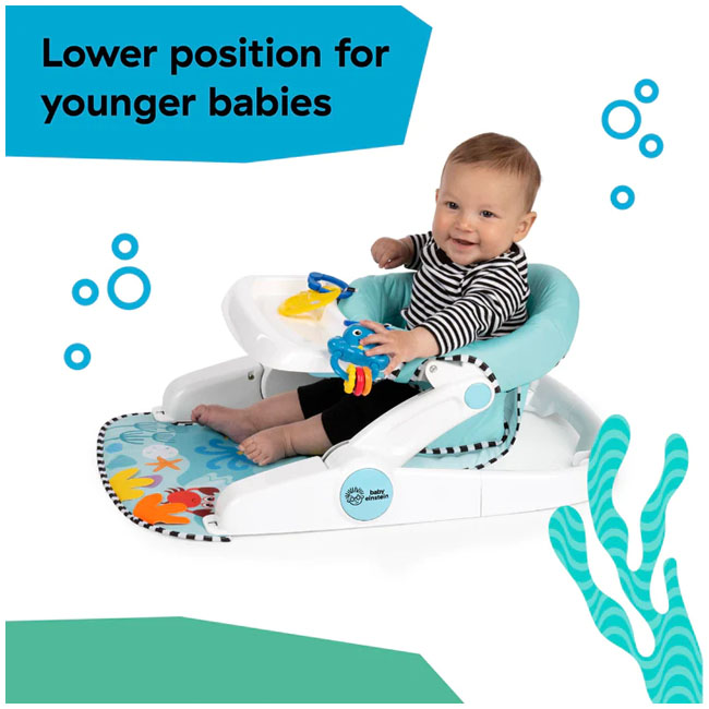 BABY EINSTEIN SEA OF SUPPORT 2 IN 1 SIT UP FLOOR SEAT