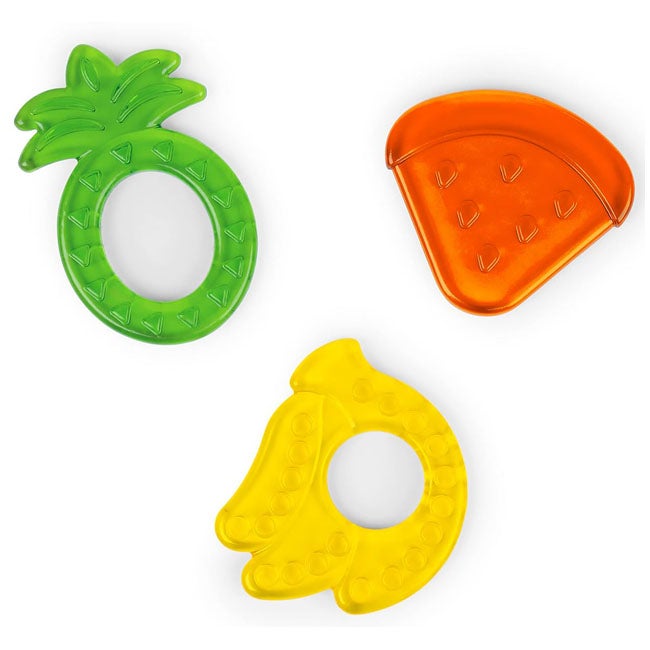BRIGHT STARTS JUICY CHEWS 3-PACK TEXTURED TEETHERS