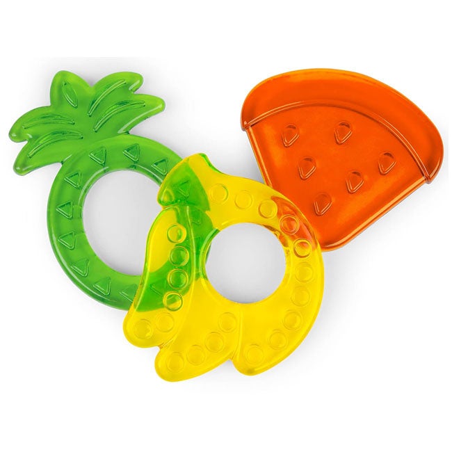 BRIGHT STARTS JUICY CHEWS 3-PACK TEXTURED TEETHERS