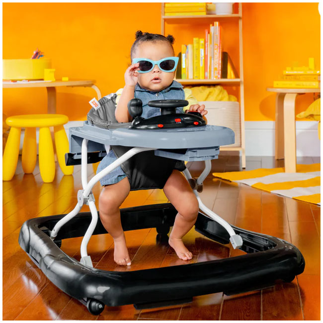 BRIGHT STARTS FORD BRONCO 4IN1 ACTIVITY PUSH WALKER GRAY