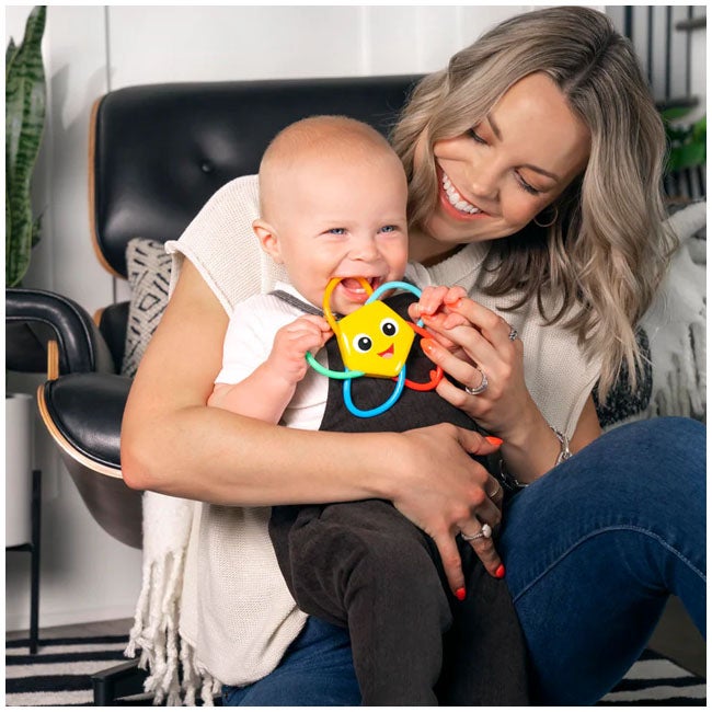 BABY EINSTEIN SOOTHING STAR TEETHER AND RATTLE TOY