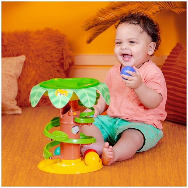 BRIGHT STARTS TROPICAL TWIRL BALL PLAY TOY