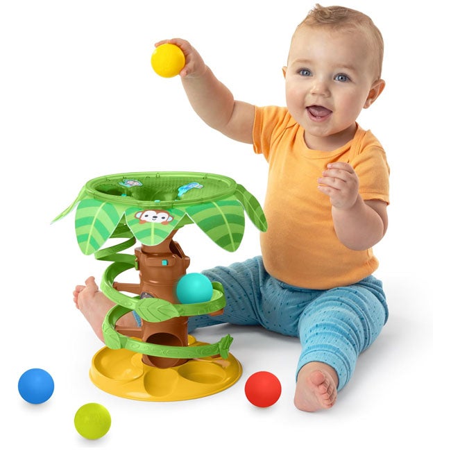 BRIGHT STARTS TROPICAL TWIRL BALL PLAY TOY
