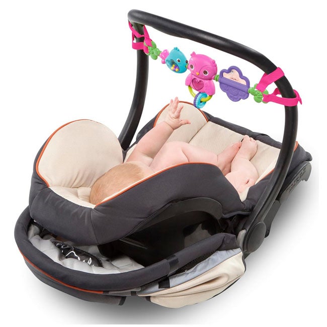 BRIGHT STARTS BUSY BIRDIES CARRIER TOY BAR