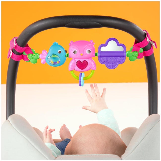 BRIGHT STARTS BUSY BIRDIES CARRIER TOY BAR