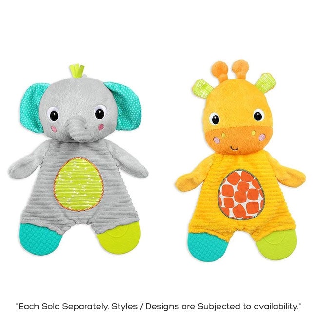 BRIGHT STARTS SNUGGLE AND TEETHE PLUSH TOY