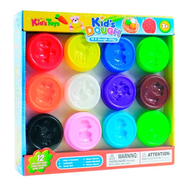 KIDS DOUGH EACH IN PRINTED 12-PACK BOX WITH SHRINK WRAP