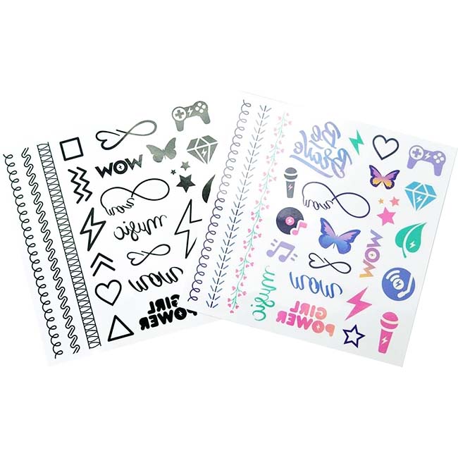 WOW GENERATION AND BLACK/WHITE TATTOS STICKER 50PCS PACK
