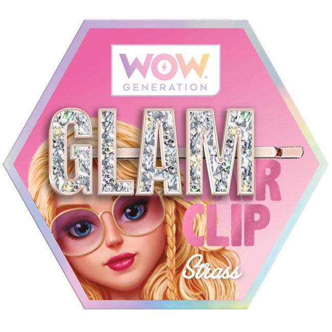 WOW GENERATION GLITTER HAIR PINS WITH MESSAGE
