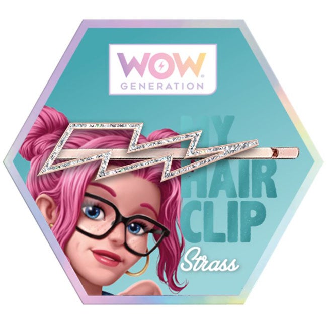 WOW GENERATION GLITTER HAIR PINS WITH MESSAGE