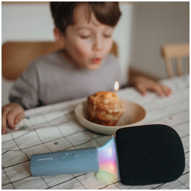 KIDYWOLF KIDYMIC KARAOKE MICROPHONE - BLUE