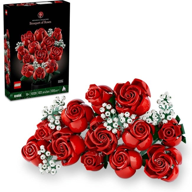 LEGO BOTANICAL BOUQUET OF ROSES AND LOVE