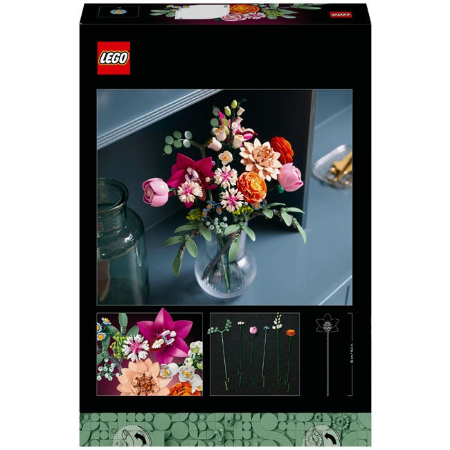 LEGO BOTANICALS PRETTY PINK FLOWER BOUQUET