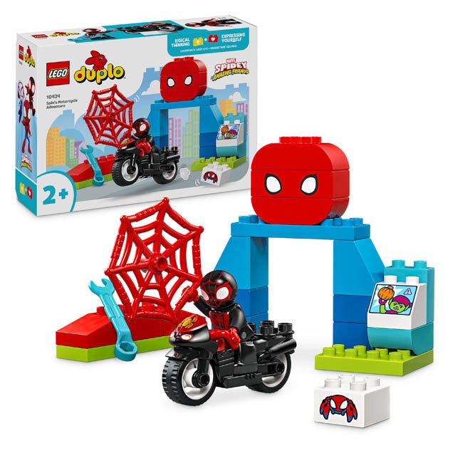 LEGO SPIDEY & FRIENDS  SPINS MOTORCYCLE ADVENTURE