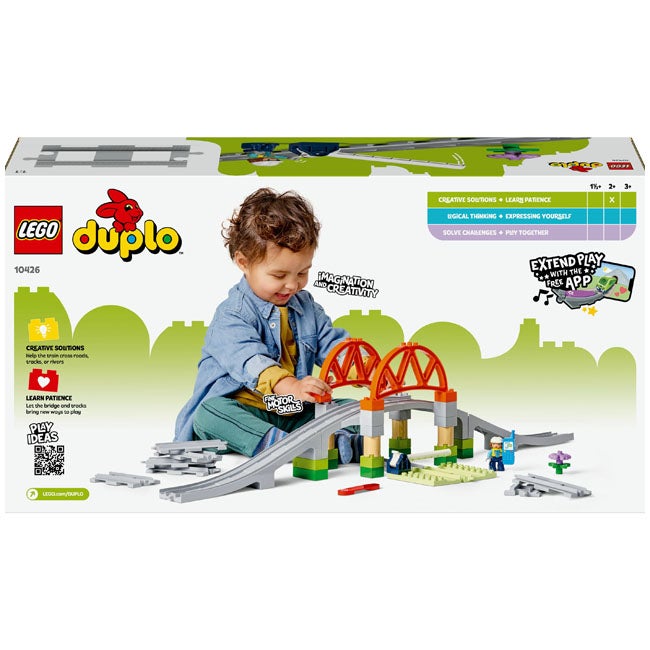LEGO DUPLO TRAIN BRIDGE AND TRACK EXPANSION SET