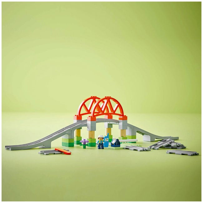 LEGO DUPLO TRAIN BRIDGE AND TRACK EXPANSION SET