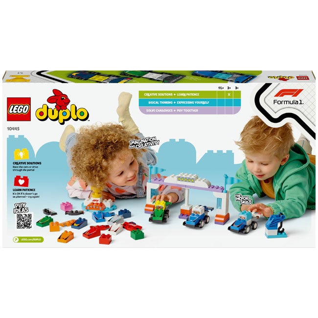 LEGO DUPLO F1 TEAM RACE CARS AND DRIVERS
