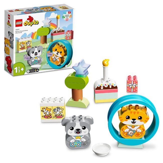 LEGO DUPLO MY FIRST PUPPY AND KITTEN WITH SOUNDS