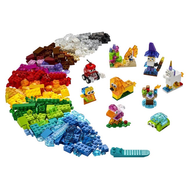 LEGO CLASSIC CREATIVE TRANSPARENT BRICKS