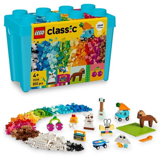 LEGO CLASSIC VIBRANT CREATIVE BRICK BOX