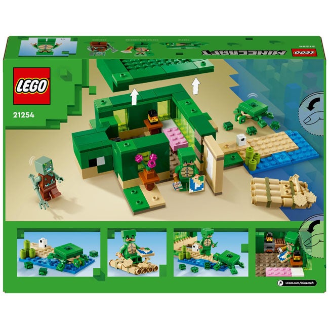 LEGO MINECRAFT THE TURTLE BEACH HOUSE