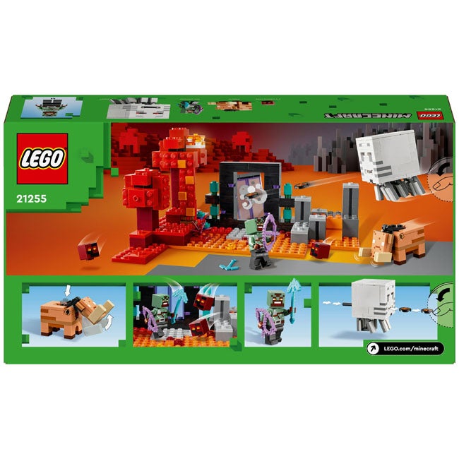 LEGO MINECRAFT THE NETHER PORTAL AMBUSH