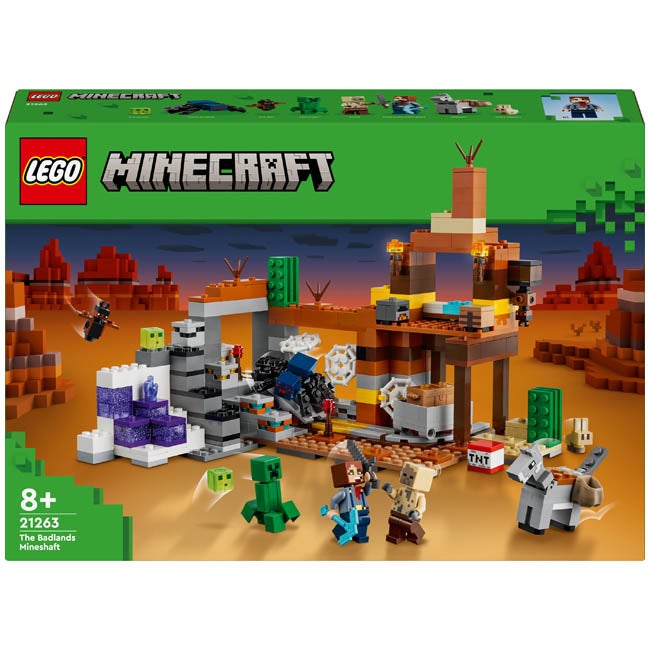 LEGO MINECRAFT THE BADLANDS MINESHAFT