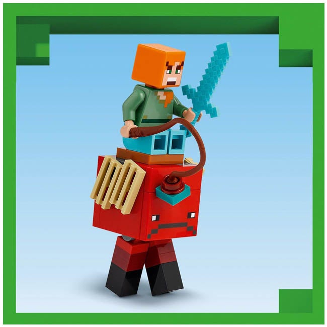 LEGO MINECRAFT THE NETHER LAVA BATTLE