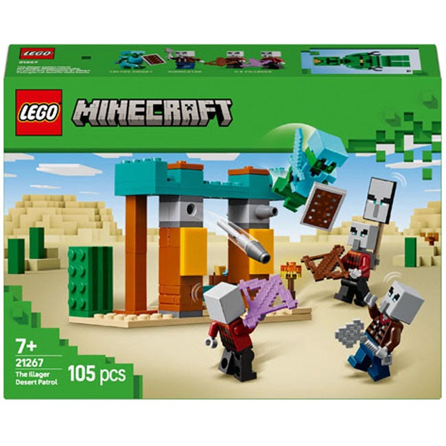 LEGO MINECRAFT THE ILLAGER DESERT PATROL