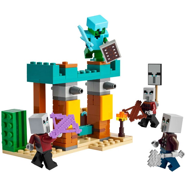LEGO MINECRAFT THE ILLAGER DESERT PATROL