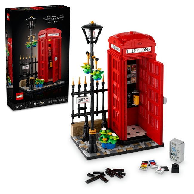 LEGO IDEAS RED LONDON TELEPHONE BOX