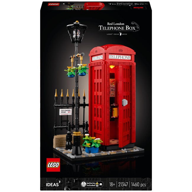 LEGO IDEAS RED LONDON TELEPHONE BOX