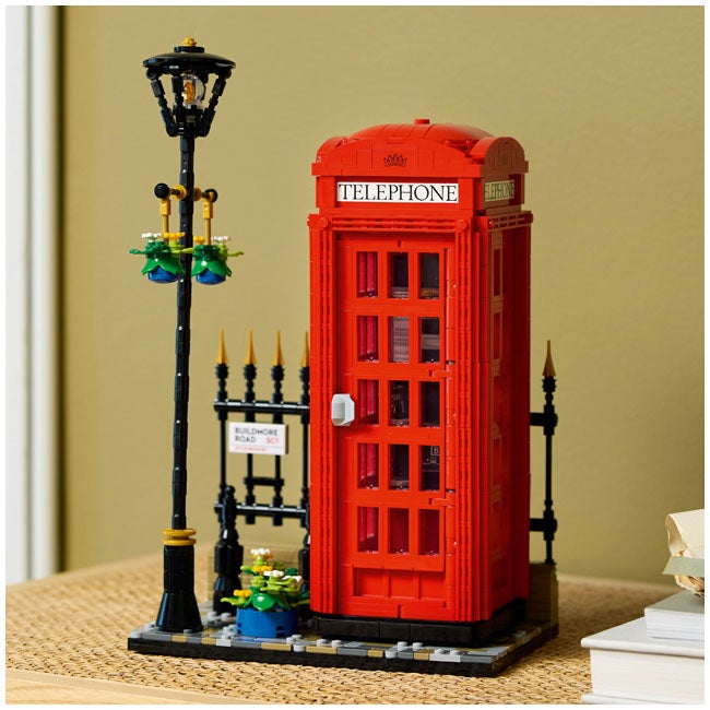 LEGO IDEAS RED LONDON TELEPHONE BOX