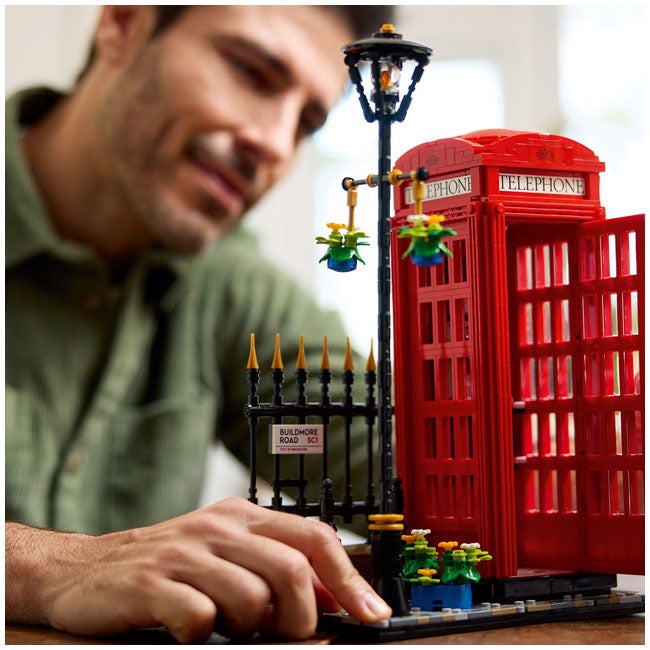 LEGO IDEAS RED LONDON TELEPHONE BOX