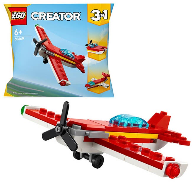 LEGO CREATOR 3 IN 1 ICONIC RED PLANE