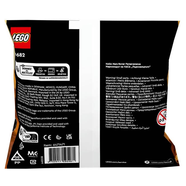 LEGO TECHNIC NASA MARS ROVER PERSEVERANCE