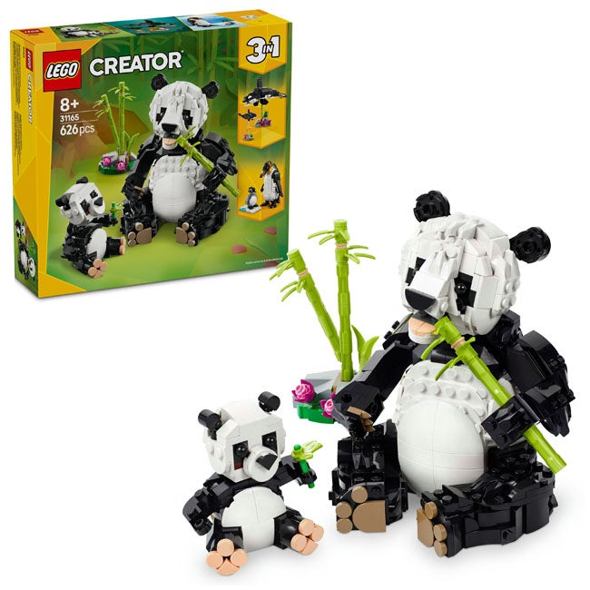 LEGO CREATOR WILD ANIMALS PANDA FAMILY