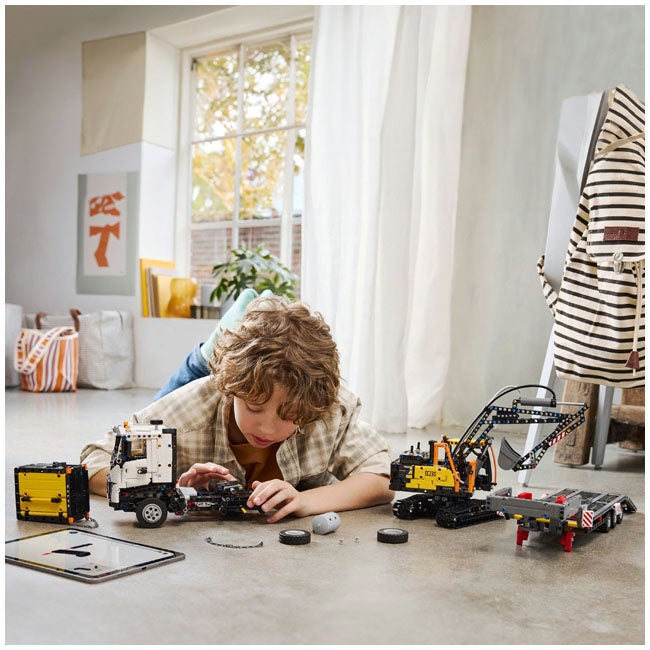 LEGO TECHNIC VOLVO FMX TRUCK AND EC230 ELECTRIC EXCAVATOR