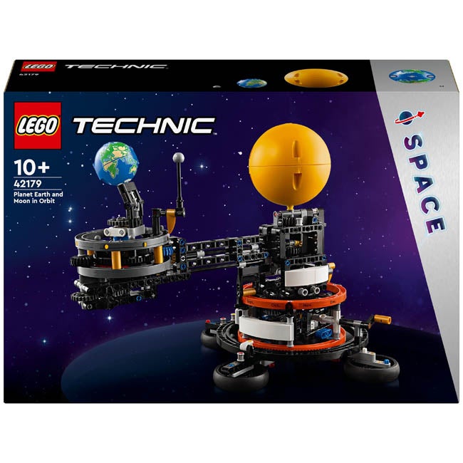 LEGO TECHNIC PLANET EARTH AND MOON IN ORBIT